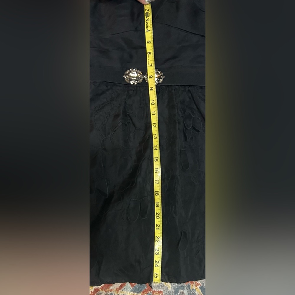 BCBGMaxAzria Elegant Black Textured Dress NWOT - Picture 11 of 14